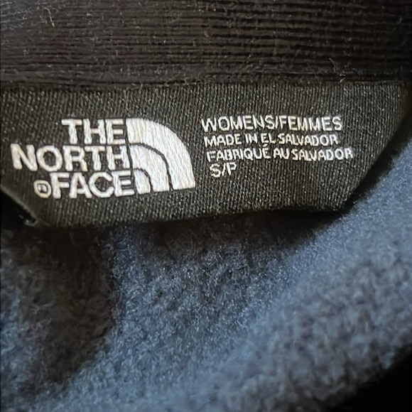 The North Face Sweater Fleece Jacket Small Gray Full Zip Nurse Outdoor SZ S - Picture 6 of 7